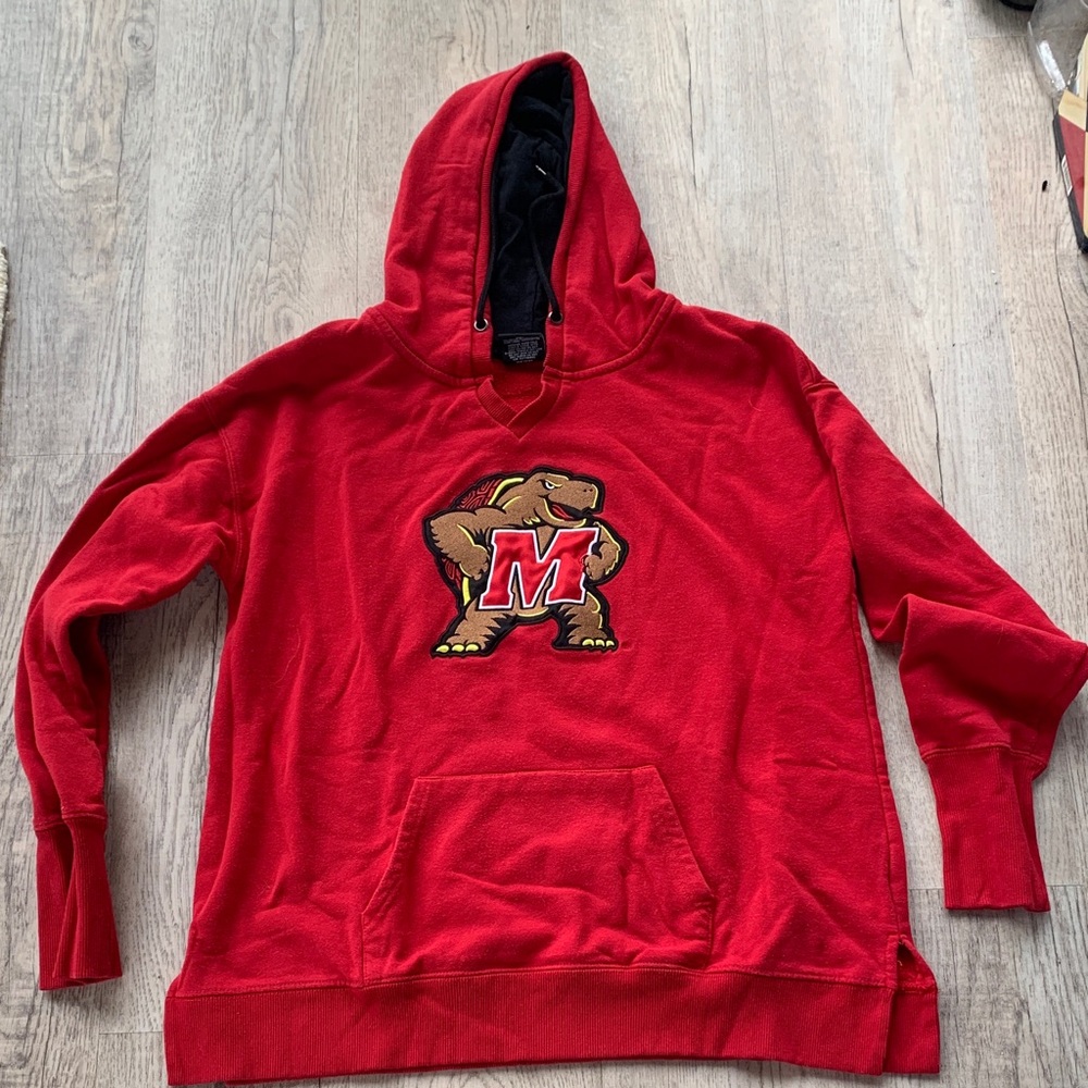 University of Maryland Terps Terrapins women’s hoodie size XL excellent conditio
